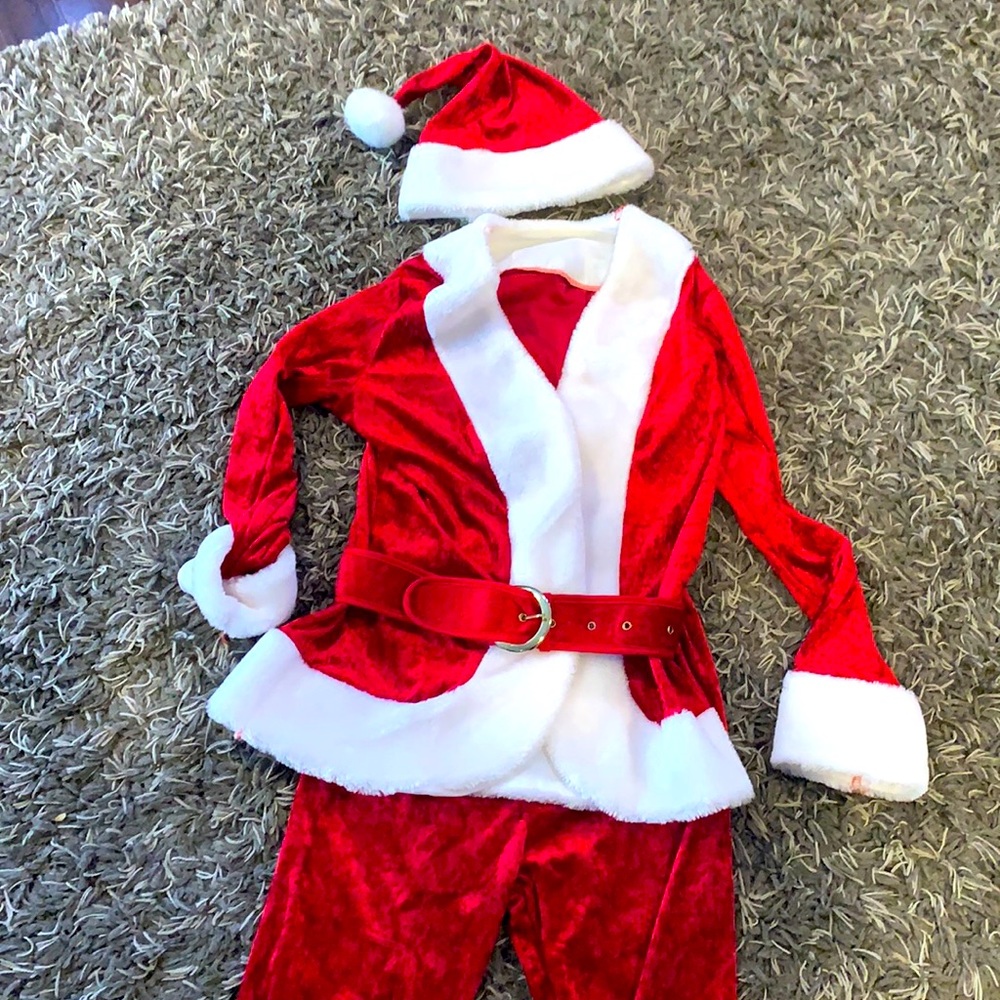 Velvet Santa suit